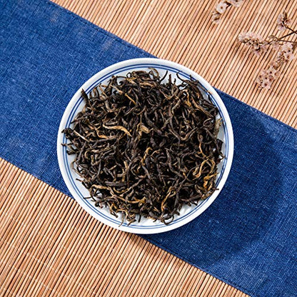 ChaWuWarmSun [C] FengQing DianHong Black Tea,8.8oz/250g,Loose Leaf,YunNan Big Leaf Arbor Tea. (Pack of 2)