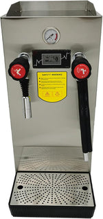 Load image into Gallery viewer, 220V Stainless Steel Commercial Steam Boiling Water Frothing Machine 12L Milk Frother Electric Milk Foam Maker 2000W