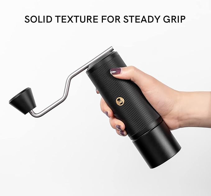 TIMEMORE Manual Coffee Grinder Chestnut Xlite Capacity 30g Household Hand Coffee Grinder High-precision External Adjustment Scale for Travel/Camping - Black