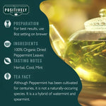 Load image into Gallery viewer, Organic Positively Tea Company, Peppermint Leaf Herbal Tea, K-Cup Compatible, 24 Pods