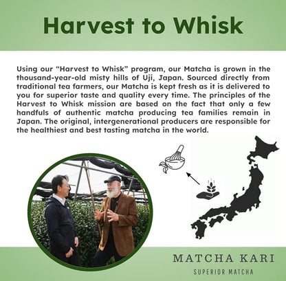 Dr. Weil Matcha Kari - Organic Matcha Green Tea Powder - 100 grams - Japanese Culinary Grade