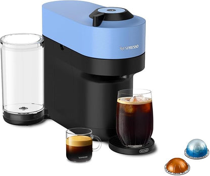 Nespresso Vertuo Pop+ Coffee and Espresso Machine by De'Longhi, Pacific Blue