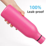 Load image into Gallery viewer, Insulated Water Bottle with Strap,25 oz Double Wall Stainless Steel Vacuum Bottles Metal Water Flask,Pink