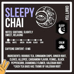 Load image into Gallery viewer, Revival Tea Company Sleepy Chai Tea - Rooibos Chai Tea Red Tea Blend with Valerian Root and Fresh Spiced Chai Flavor - Caffeine Free - Loose Leaf 8 Ounces