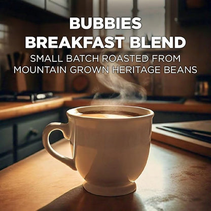 Maud's Breakfast Blend Coffee Pods, 100 ct, Light Roast Coffee in Recyclable Single Serve Pods – 100% Arabica Beans, Compatible with Keurig K Cups Maker