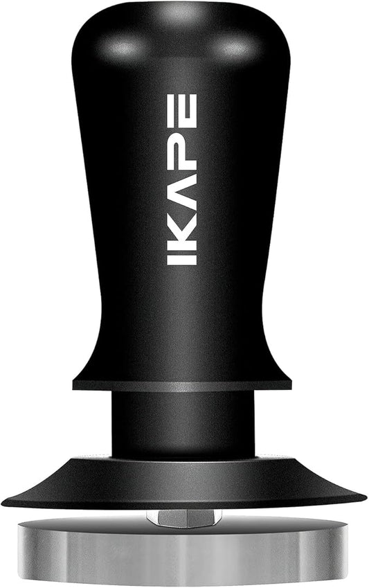 IKAPE 53.3mm Espresso Tamper, Premium Barista Coffee Tamper with Calibrated Spring Loaded, 100% Flat Stainless Steel Base Tamper Fits for Breville Series 54mm Portafilter Basket