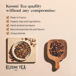 Load image into Gallery viewer, Kusmi Tea - Vanilla Rooibos - Organic Flavored Rooibos Tea - Rooibos based Herbal Tea with Vanilla Flavor - Caffeine Free - Enjoy Hot or Iced - Loose Leaf Tea - Tin Box of 3.5 oz for about 50 cups