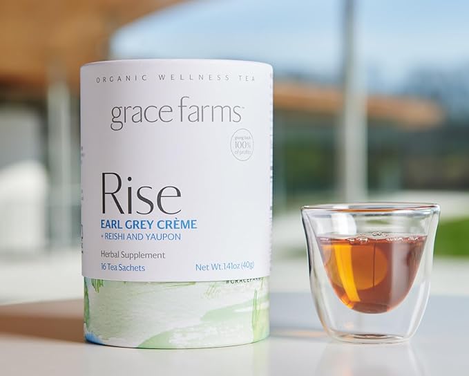 Grace Farms Organic Rise Wellness Blend Tea, 16 Ct