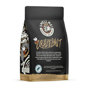 Bones Coffee Company Crazelnut, Hazelnut Flavored Coffee, Medium Roast Low Acid Arabica Beans Compatible with Auto drip and French Press Coffee Maker, 12 Oz Ground