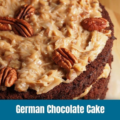 Door County Coffee German Chocolate Cake Flavored Whole Bean Coffee - 100% Specialty Arabica - Medium Roast - 10 oz
