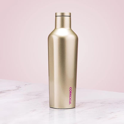 Corkcicle Classic Canteen Insulated Tumbler, Gloss White, 25 oz – Reusable Water Bottle Keeps Beverages Cold for 25 Hours & Hot 12 Hours – Cupholder Friendly Tumbler with Screw-On Cap