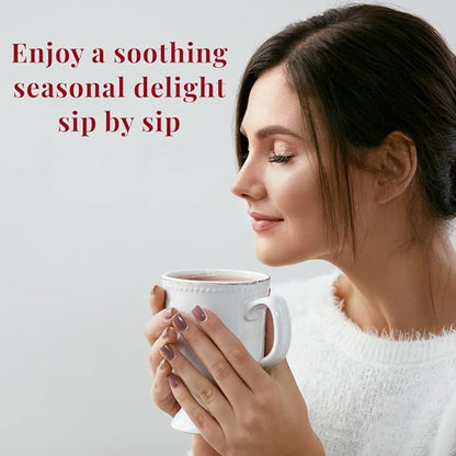 The Republic of Tea – Holiday Teas Assortment, 24 Individually-Wrapped Tea Bag Samples | Peppermint, Cinnamon, Vanilla, Pumpkin Spice