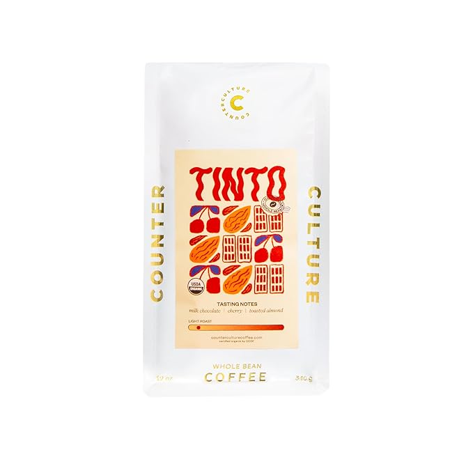 Counter Culture Coffee - Certified Organic Whole Bean Coffee (Kosher) (Tinto)