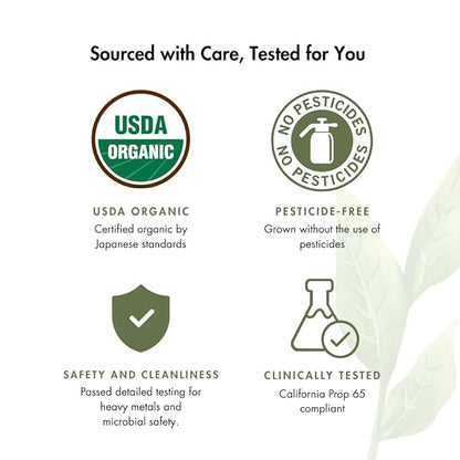 Nippon Matcha – Organic Ceremonial Grade Japanese Matcha Green Tea Powder – First Harvest from Uji, Kyoto – USDA Certified, Stone-Ground, Smooth & Vibrant (30g/1.06oz)