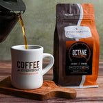 Load image into Gallery viewer, Fresh Roasted Coffee, Octane, 12 oz, Dark Roast, Kosher, Whole Bean