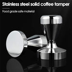 Load image into Gallery viewer, 53mm Coffee Tamper Stainless Steel Espresso Tamper Flat Base Coffee Calibrated Tamper Flat Base Barista Office Family Espresso Coffee Maker Accessories(Ordinary, 53mm)