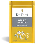 Load image into Gallery viewer, Tea Forte Orchid Vanilla Premium Loose Leaf Caffeinated Black Tea Blend Canister, Makes 35-50 Cups