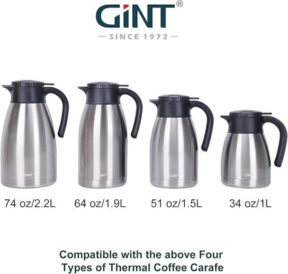 GiNT Stainless Steel Thermal Coffee Carafe Lid (Lid, universal)