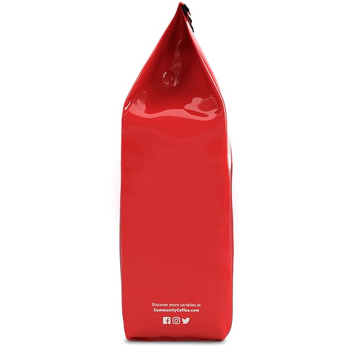 Community Coffee Signature Blend Whole Bean Coffee, Dark Roast, 12 oz Bag (Pack of 6)