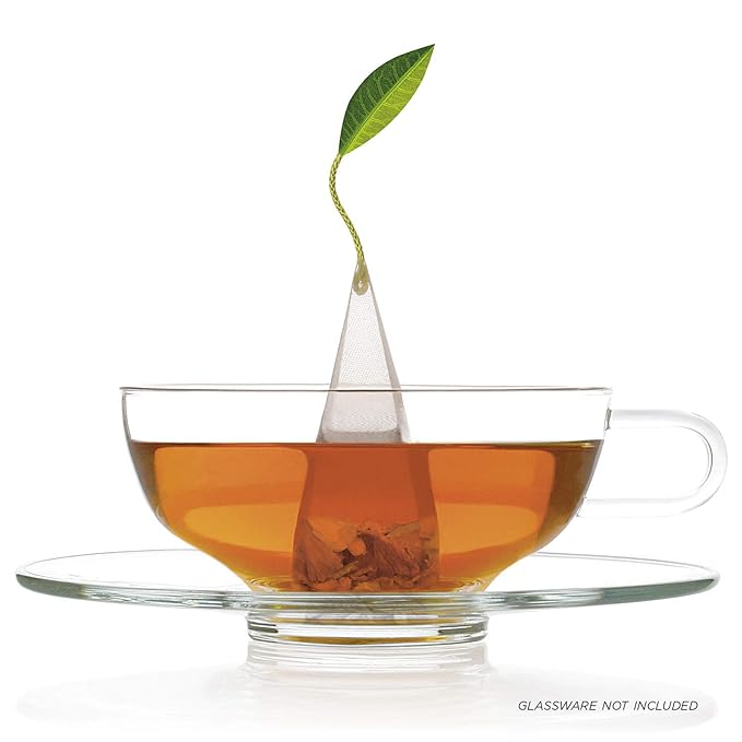 Tea Forte Pumpkin Spice Black Tea Petite Presentation Box Tea Gift Set Sampler, 10 Individually Wrapped Handcrafted Pyramid Infuser Bags