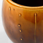 Load image into Gallery viewer, Asayu Japan Ceramic Coffee Pour Over Maker Set in Caramel, Slow Brewing Paper Filter Holder and Dripper with 3 Holes for Coffee and Tea - Accessory Ceramic Mug