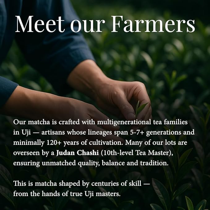 Origin Uji Tea Masters Reserve Matcha Ceremonial Grade Matcha, First Harvest, Stone-Ground from Uji, Kyoto, Japan - Level 10 Tea Master Blend