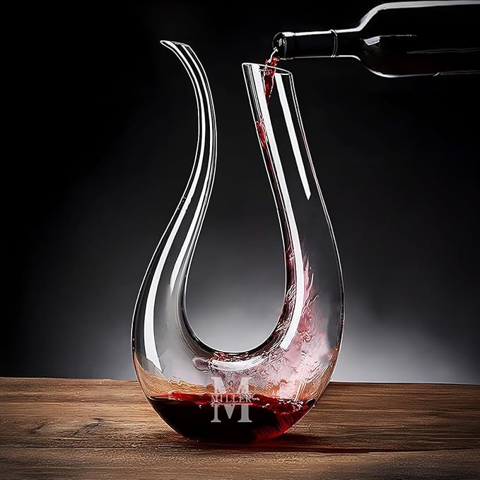 Dolcetto Custom Wine Decanter – Wine Aerator, Elegant Pour, Personalized Gift for Wine Lovers