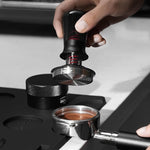 Load image into Gallery viewer, IKAPE 51MM Semi-Transparent Espresso Coffee Tamper, Spring-loaded Calibrated Tamper with Premium Threaded Stainless Steel Base, Compatible with All 51mm Bottomless Portafilters(New Upgrade) ﻿