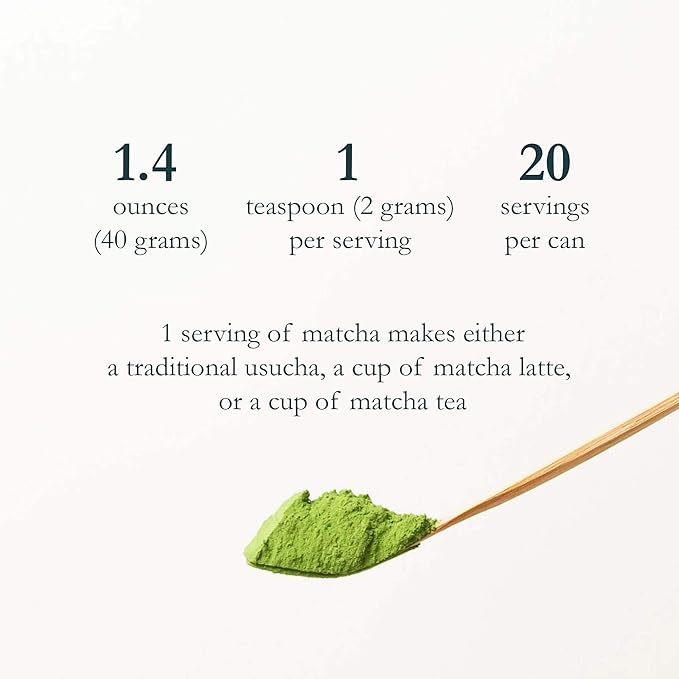Naoki Matcha Organic Ceremonial First Spring Blend – Authentic Japanese First Harvest Ceremonial Grade Matcha Green Tea Powder from Kagoshima, Japan (40g / 1.4oz)