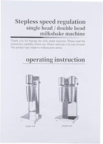 Load image into Gallery viewer, Milk Shaker Machine, Commercial Stainless Steel Milk Shaking Machine Double Head Drink Mixer 110V 16000RMP High Speed Electric Silent Milk Shake Machine with Two 800ml Cups(Double Head 16000rpm)