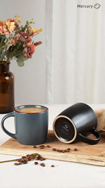 Load image into Gallery viewer, famiware Mercury Coffee Mugs 13 oz, Coffee Mugs Set of 4 with Handle, Cups for Latte, Hot Tea, Cappuccino, Mocha, Cocoa, Multi-color