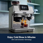 Load image into Gallery viewer, De'Longhi La Specialista Touch Espresso Machine with Grinder &amp; Milk Frother – Cold Brew &amp; Iced Coffee Maker, Burr Grinder, 10 Drink Presets, Compact Bean to Cup, Award-Winning Italian Design