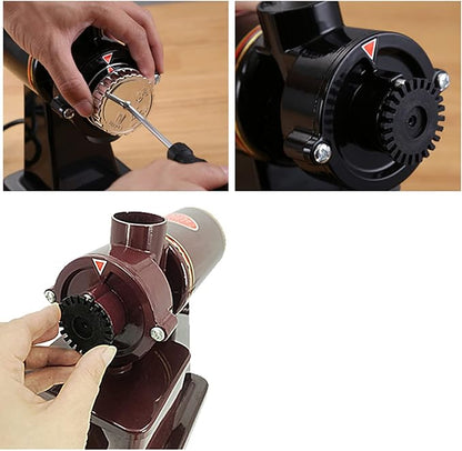 Electric Coffee Grinder 180W Coffee Espresso Bean Grinder Automatic Burr Grinder Coffee Mill Adjustable 8 Gear Commercial Home Milling Grinding Machine Professional Miller