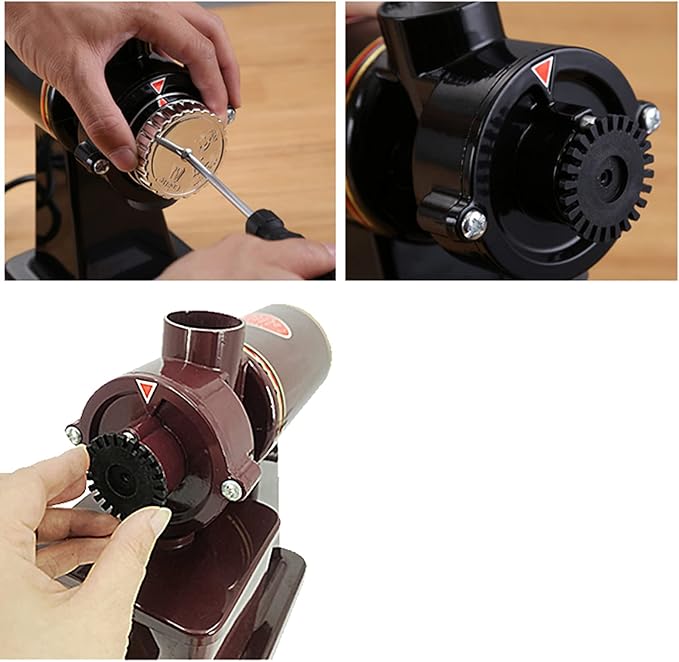 Electric Coffee Grinder 180W Coffee Espresso Bean Grinder Automatic Burr Grinder Coffee Mill Adjustable 8 Gear Commercial Home Milling Grinding Machine Professional Miller