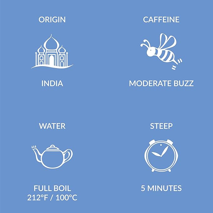 Two Leaves and a Bud Organic Earl Grey Tea Bags, Whole Leaf Caffeinated Black Tea in Compostable Sachets, Caffeinated Black Tea Flavored with Bergamot, Add Milk and Sugar, 15 Count (Pack of 6)