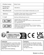 Load image into Gallery viewer, Round Coffee Table Set of 2 for Living Room,Black Small Coffee Table Living Room Table,Nesting Tables Metal Frame/Wood,Sturdy and Easy Assembly,Stacking Side Tables Bedroom,White Oak