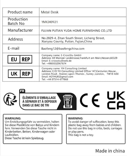 Round Coffee Table Set of 2 for Living Room,Black Small Coffee Table Living Room Table,Nesting Tables Metal Frame/Wood,Sturdy and Easy Assembly,Stacking Side Tables Bedroom,White Oak