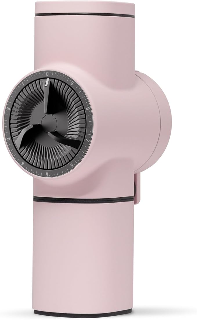 Pietro Manual Coffee Grinder - Made in Italy - By Fiorenzato (Pink)