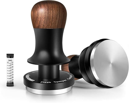 MHW-3BOMBER 45.5mm Espresso Tamper - 3 Spring Loaded Coffee Tamper with Sound Feedback - Barista Calibrated Tamper with 15lb / 30lbs Replacement Springs - Compatible for Flair Pro and Pro 2 T7070F-OS