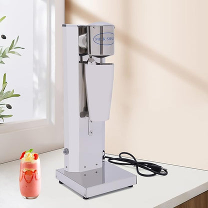 Electric Milkshake Maker Machine, 180W Milk Shake Mixer Machine with 28oz Stainless Steel Mixing Cup, Commercial Milkshake Blender & Drink Mixer for Home or Business