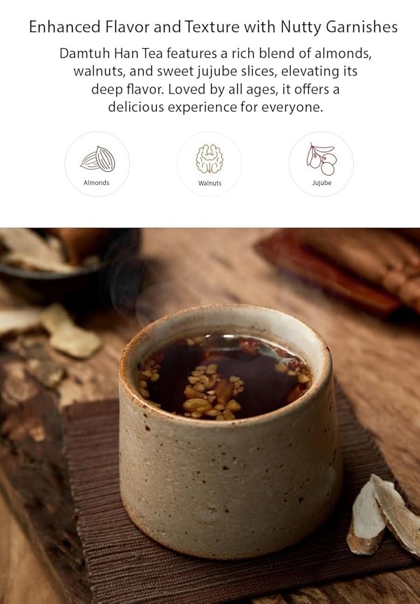 DAMTUH Korea Traditional Han Tea - Herbal Tea single serve 15g x 15 sticks