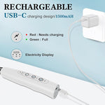 Load image into Gallery viewer, Milk Frother Handheld for Coffee, Electric Whisk 3 Speed Adjustable, Drink Mixer with Stainless 3 Whisks, Rechargeable Hand Frother Wand, Foam Maker for Latte Cappuccino Hot Chocolate Egg White