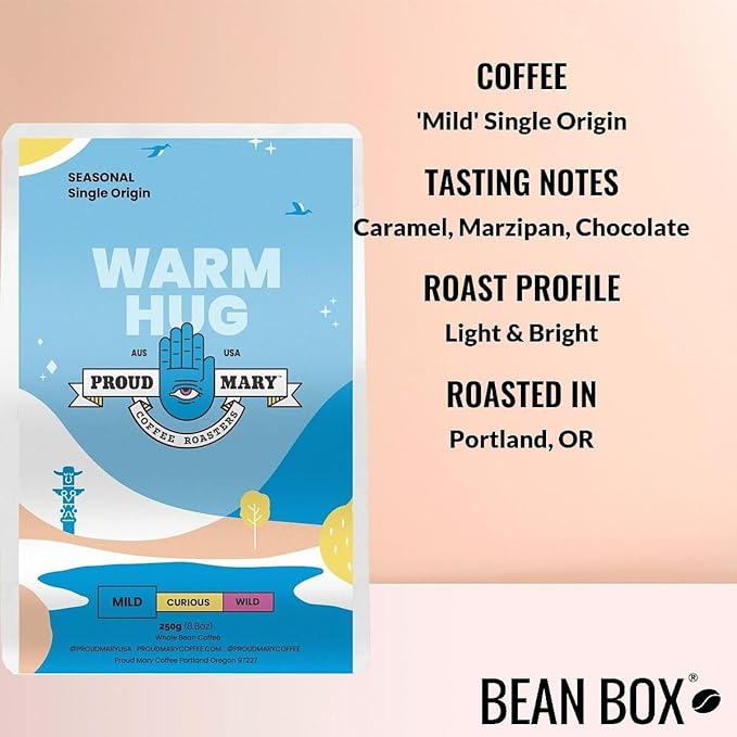 Bean Box Sampler - Roasted by Proud Mary, 2-Pack, Whole Bean Coffee, Gourmet Coffee