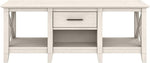 Load image into Gallery viewer, Bush Furniture Key West Coffee Table with Storage in Linen White Oak