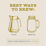 Load image into Gallery viewer, Bizzy Organic Cold Brew Coffee | Light &amp; Bright Blend | Coarse Ground Coffee | Light Roast | Micro Sifted | Specialty Grade | 100% Arabica | Brew Bags | 4 Count | Makes 14 Cups (Pack of 2)