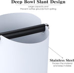 Load image into Gallery viewer, Italian Espresso Tapping Box, Stainless Steel Coffee Grinding Tapping Box, With Detachable Tapping Rod And Anti Slip Rubber Base (White)