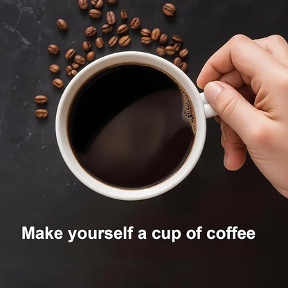 600pcs XL Replacement Coffee Filter Paper, Natural Round Coffee Filter Disposable Paper Filters Compatible with Aeropress Coffee Makers and Espresso-Style Coffee Maker