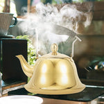 Load image into Gallery viewer, ERINGOGO 2L Whistling Tea Kettle Stovetop, Stainless Steel Teapot Water Kettle with Removable Tea Infuser, Mirror Polished Retro Tea Maker for Gas, Induction