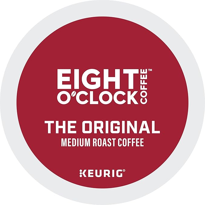 Eight O Clock, The Original, Single-Serve Keurig K-Cup Pods, Medium Roast Coffee, 120 Count (5 Boxes of 24 Pods)
