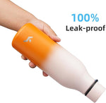 Load image into Gallery viewer, Insulated Water Bottle with Strap,18 oz Double Wall Stainless Steel Vacuum Bottles Metal Water Flask,Coral